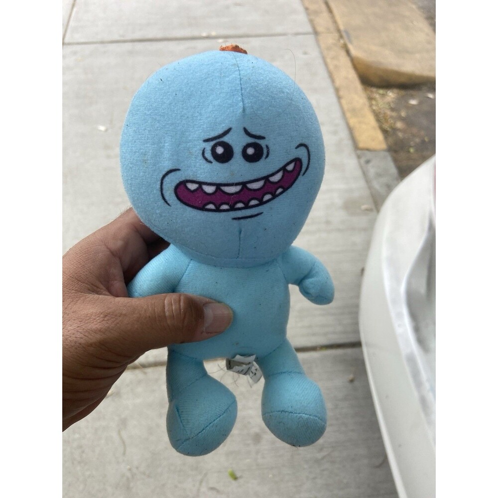 Rick And Morty Meeseeks Plush Toy Factory Stuffed Animal 2017 Adult Swim 10"